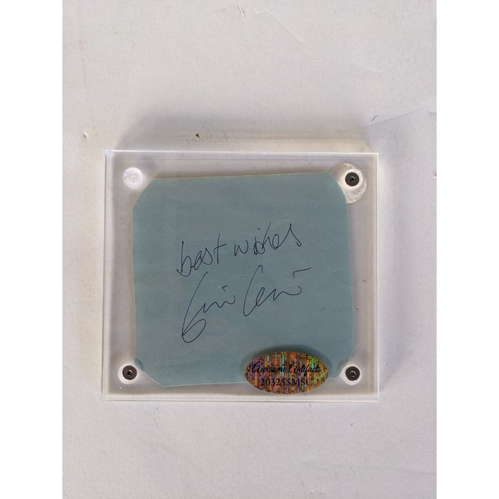 Eric Clapton Vintage autograph book page signed with proof