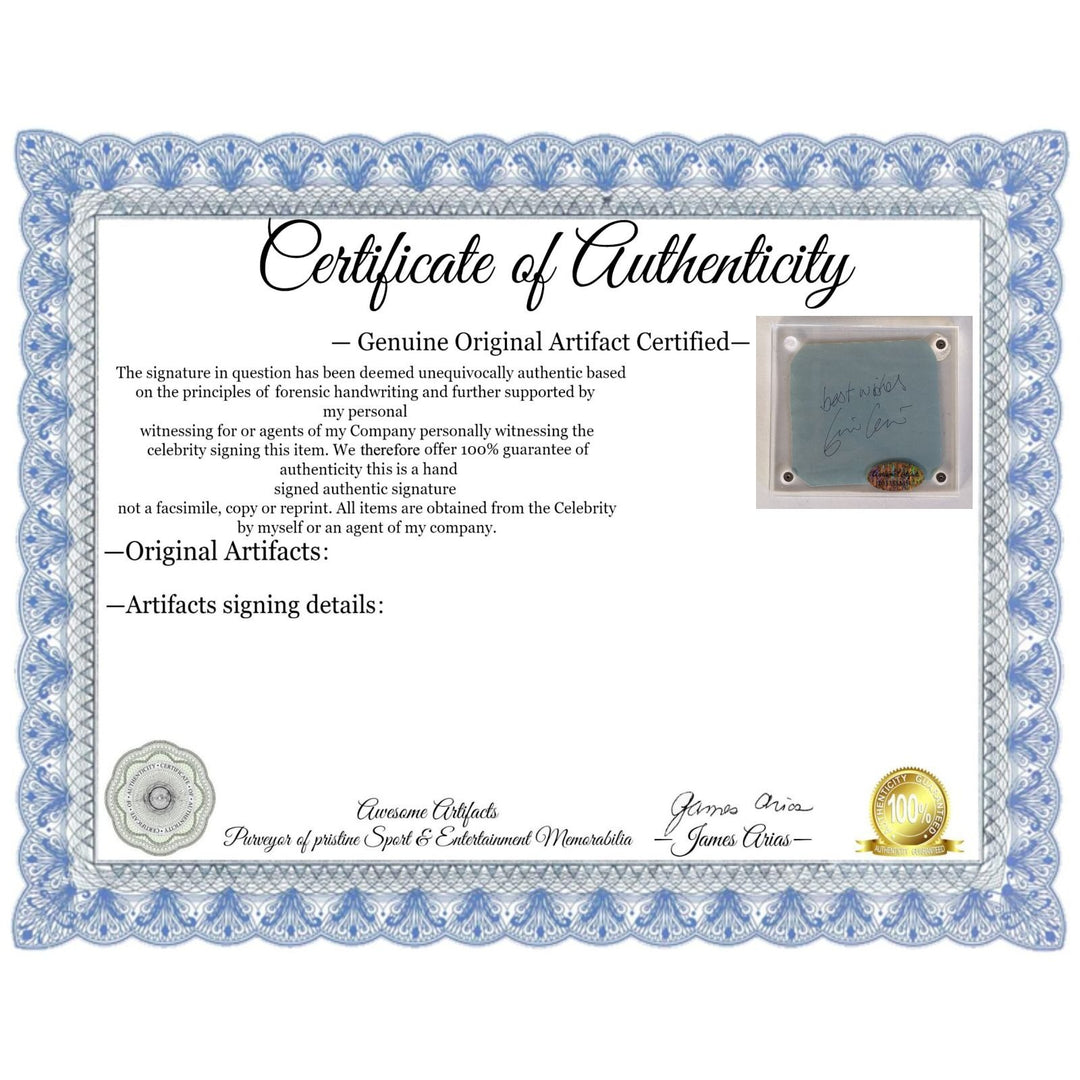 Eric Clapton Vintage autograph book page signed with proof