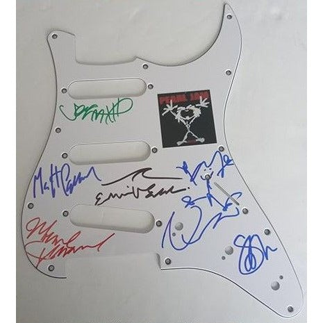 Pearl Jam Eddie Vedder guitar pickguard signed with proof