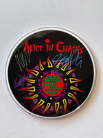 Load image into Gallery viewer, Jerry Cantrell Alice in Chains one-of-a-kind drumhead signed with proof
