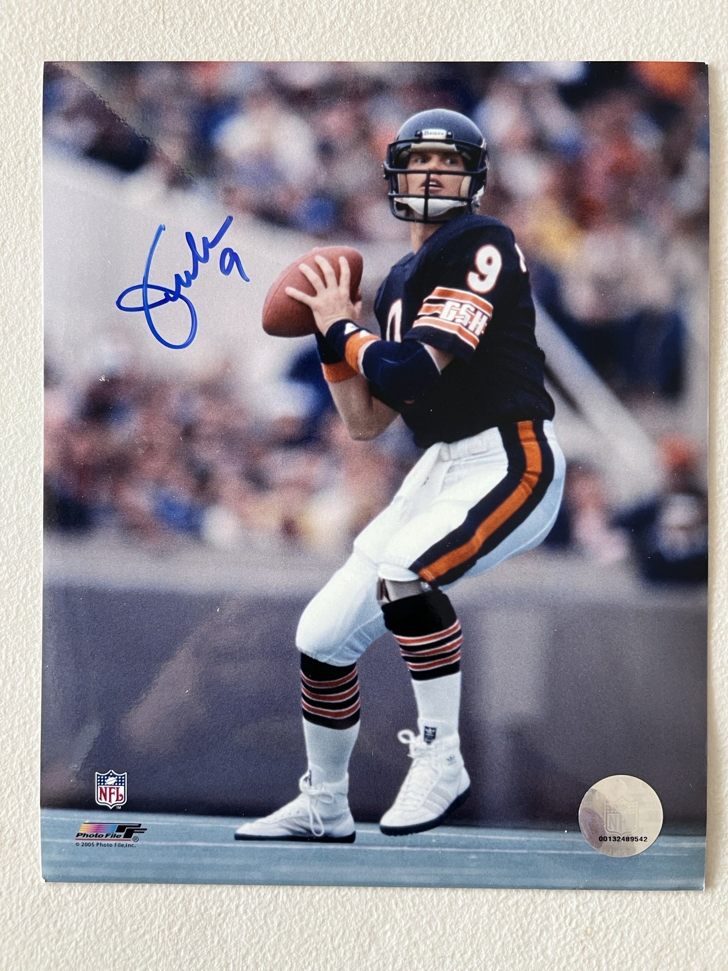 Jim McMahon Chicago Bears 8x10 photo signed