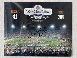 Vince Young Texas Longhorns 8x10 photo signed