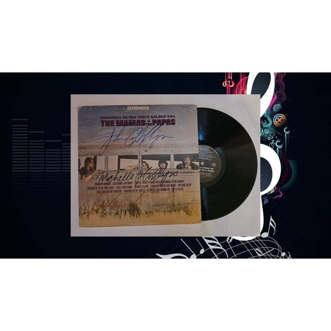 The Mamas & The Papas "Farewell to the First Golden Era" original album LP signed.