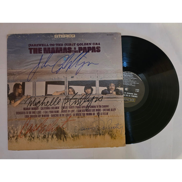 The Mamas & The Papas "Farewell to the First Golden Era" original album LP signed.