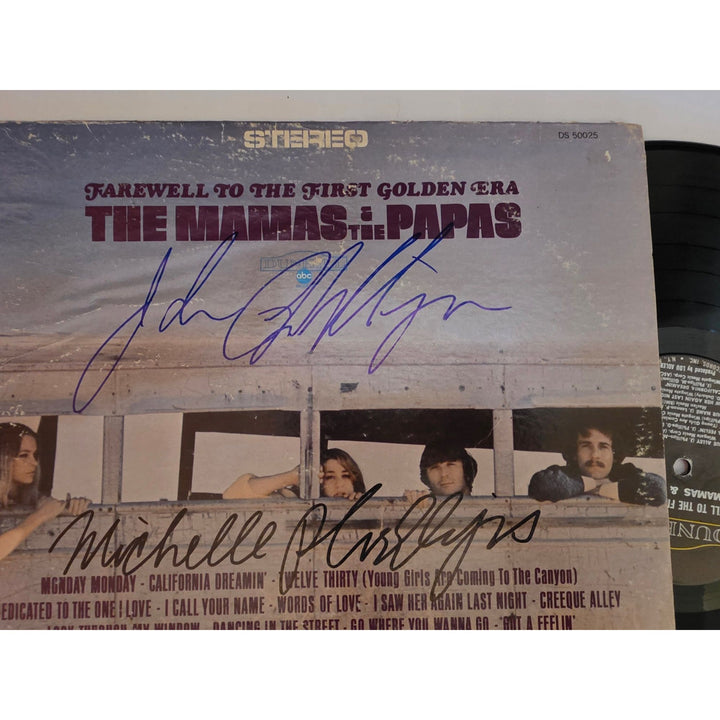 The Mamas & The Papas "Farewell to the First Golden Era" original album LP signed.