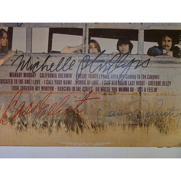 The Mamas & The Papas "Farewell to the First Golden Era" original album LP signed.