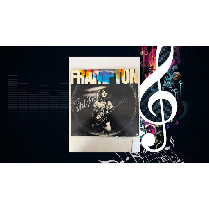 Peter Frampton "Frampton" LP signed with proof.
