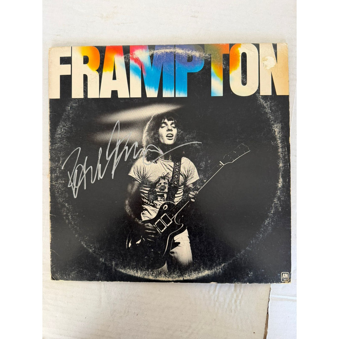Peter Frampton "Frampton" LP signed with proof.