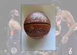 Load image into Gallery viewer, Joel Embiid and James Harden Philadelphia 76ers full size basketball signed with proof
