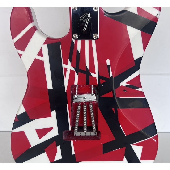 Eddie Van Halen authentic Frankenstein guitar signed with proof (just like the one and only Eddie Van Halen played and made famous).