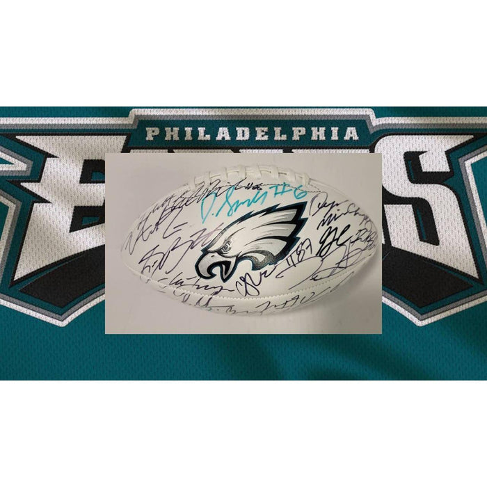 Philadelphia  Eagles 2024-25 Super Bowl champs full size football signed with proof