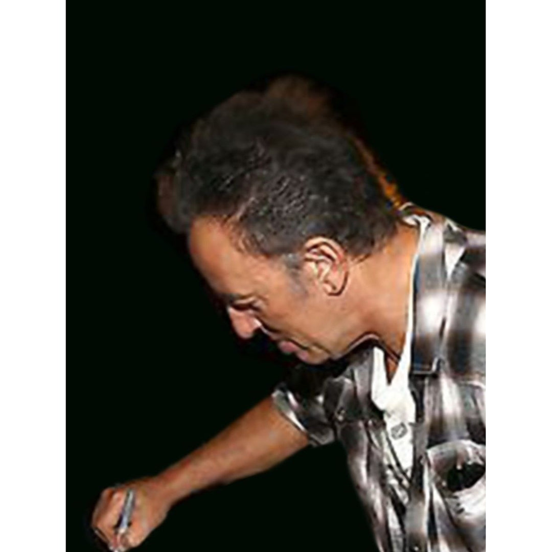 Bruce Springsteen one of a kind full size acoustic guitar signed with proof