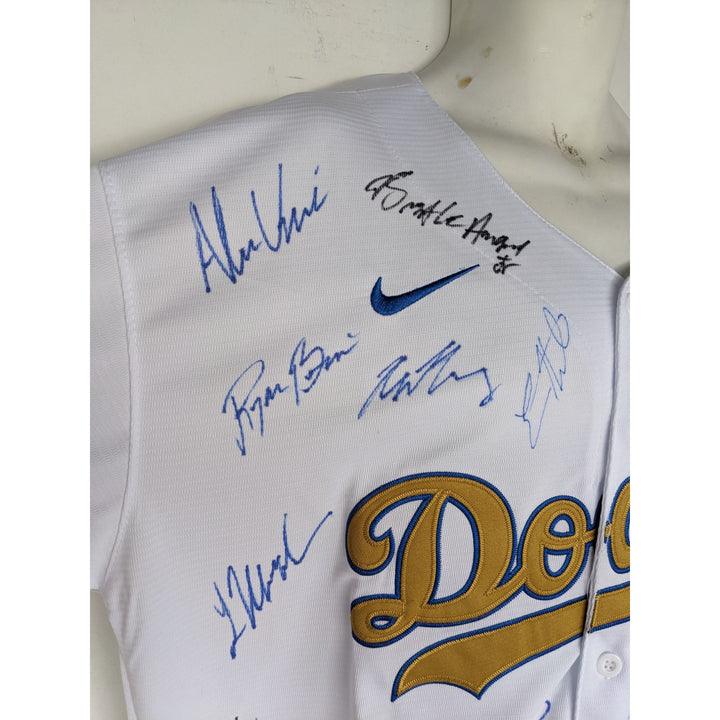 Los Angeles Dodgers 2024 World Series champs Freddie Freeman MLB Nike M game model jersey signed with proof