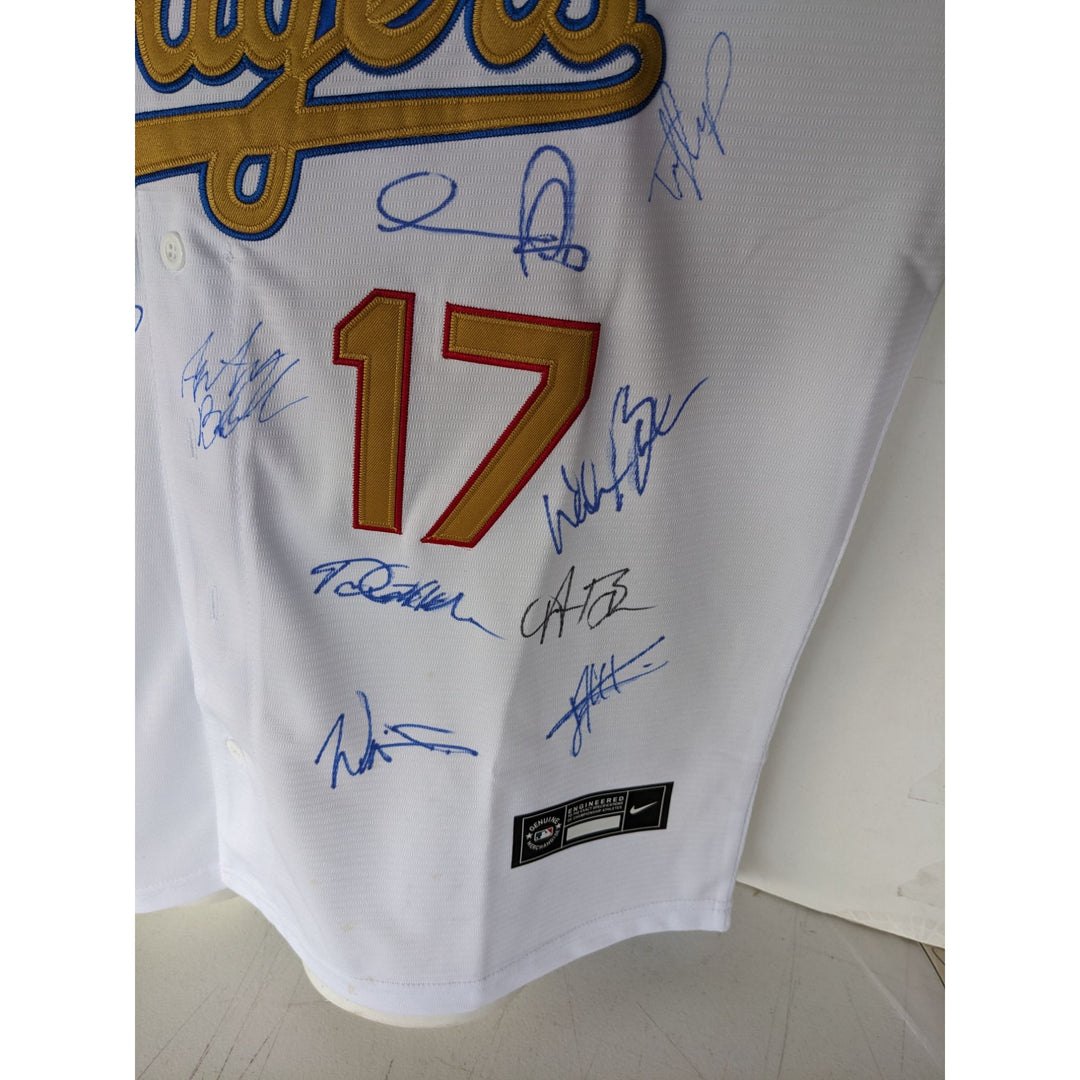 Los Angeles Dodgers 2024 World Series champs Freddie Freeman MLB Nike M game model jersey signed with proof