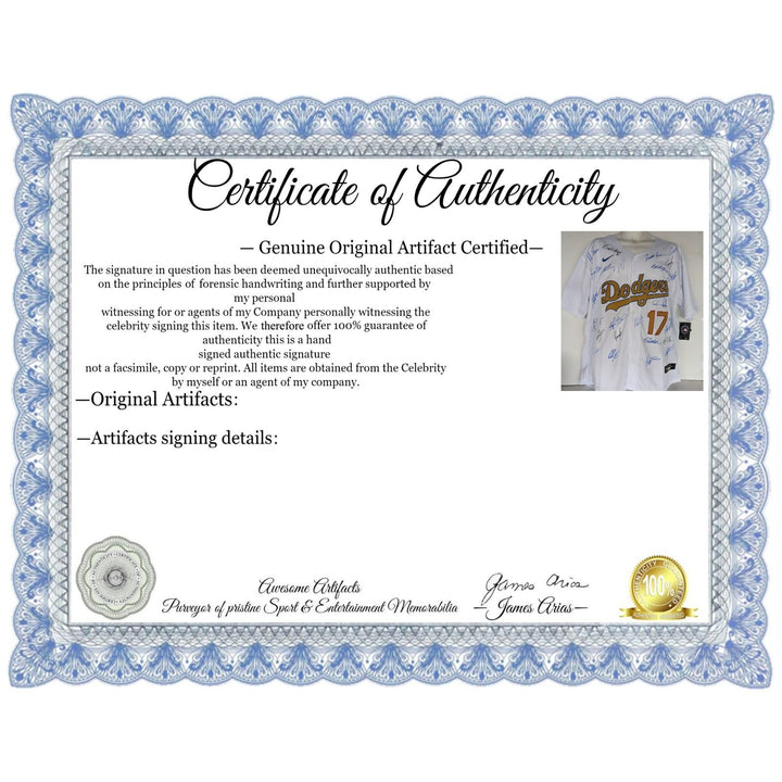 Los Angeles Dodgers 2024 World Series champs Freddie Freeman MLB Nike M game model jersey signed with proof