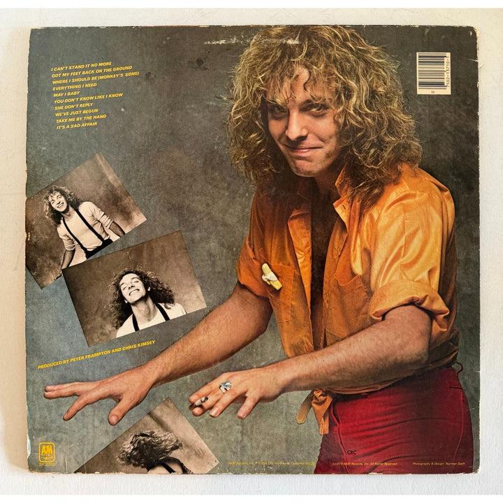 Peter Frampton original lp signed with proof