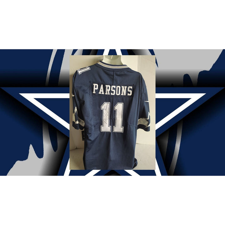 Micah Parsons Dallas Cowboys game model Jersey authentic XL signed with proof