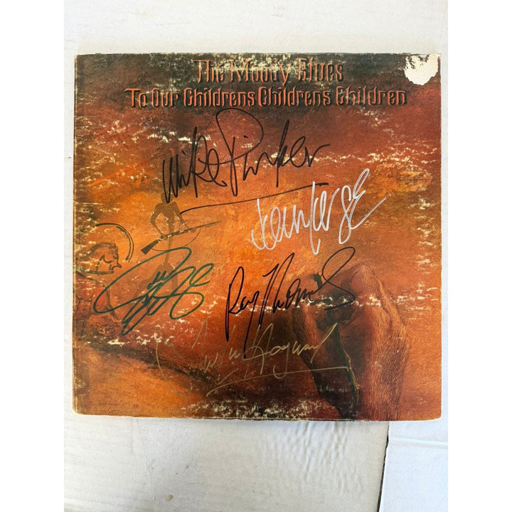 The Moody Blues "To Our Children’s Children’s Children" LP signed with proof.
