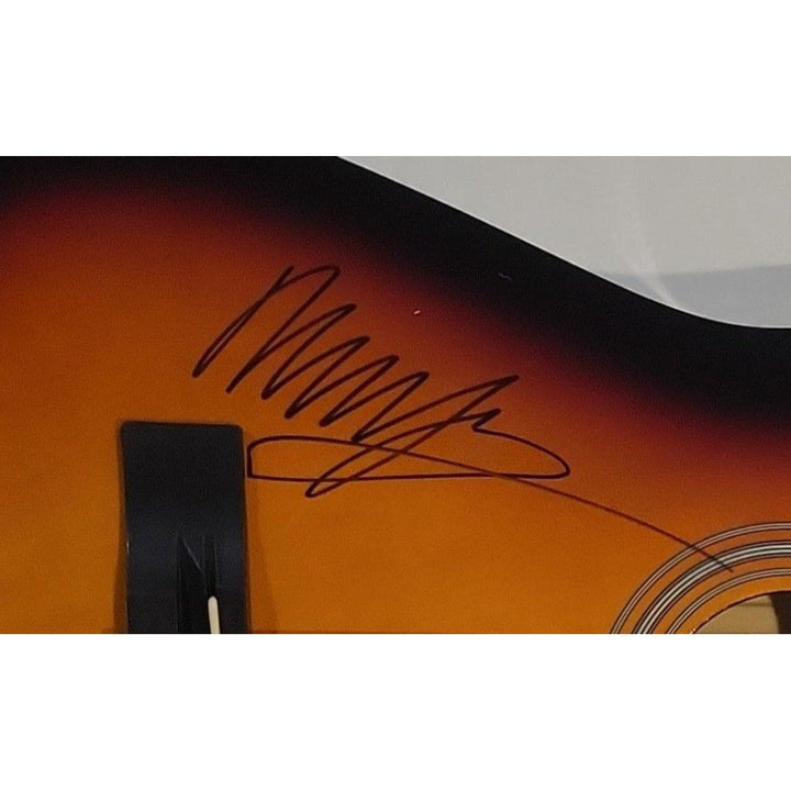 Neil Young CSNY full size acoustic guitar signed with proof.