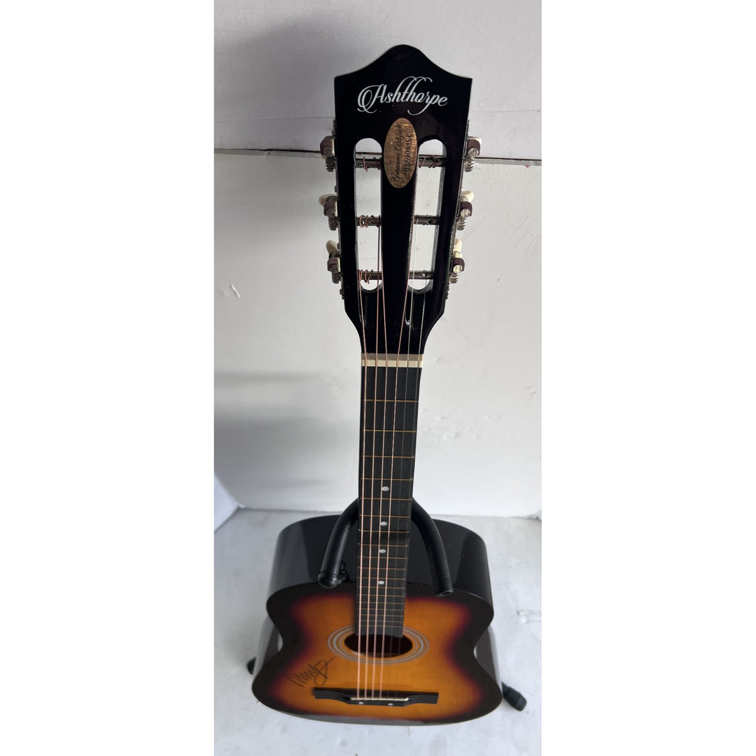 Neil Young CSNY full size acoustic guitar signed with proof.