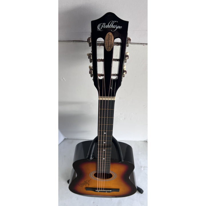 Neil Young CSNY full size acoustic guitar signed with proof.