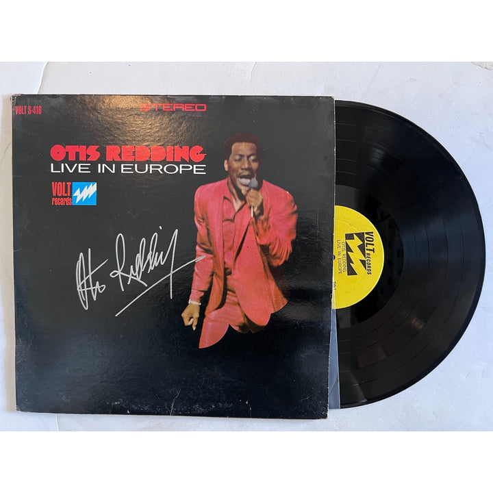 Otis Redding original LP live in Europe signed 1967