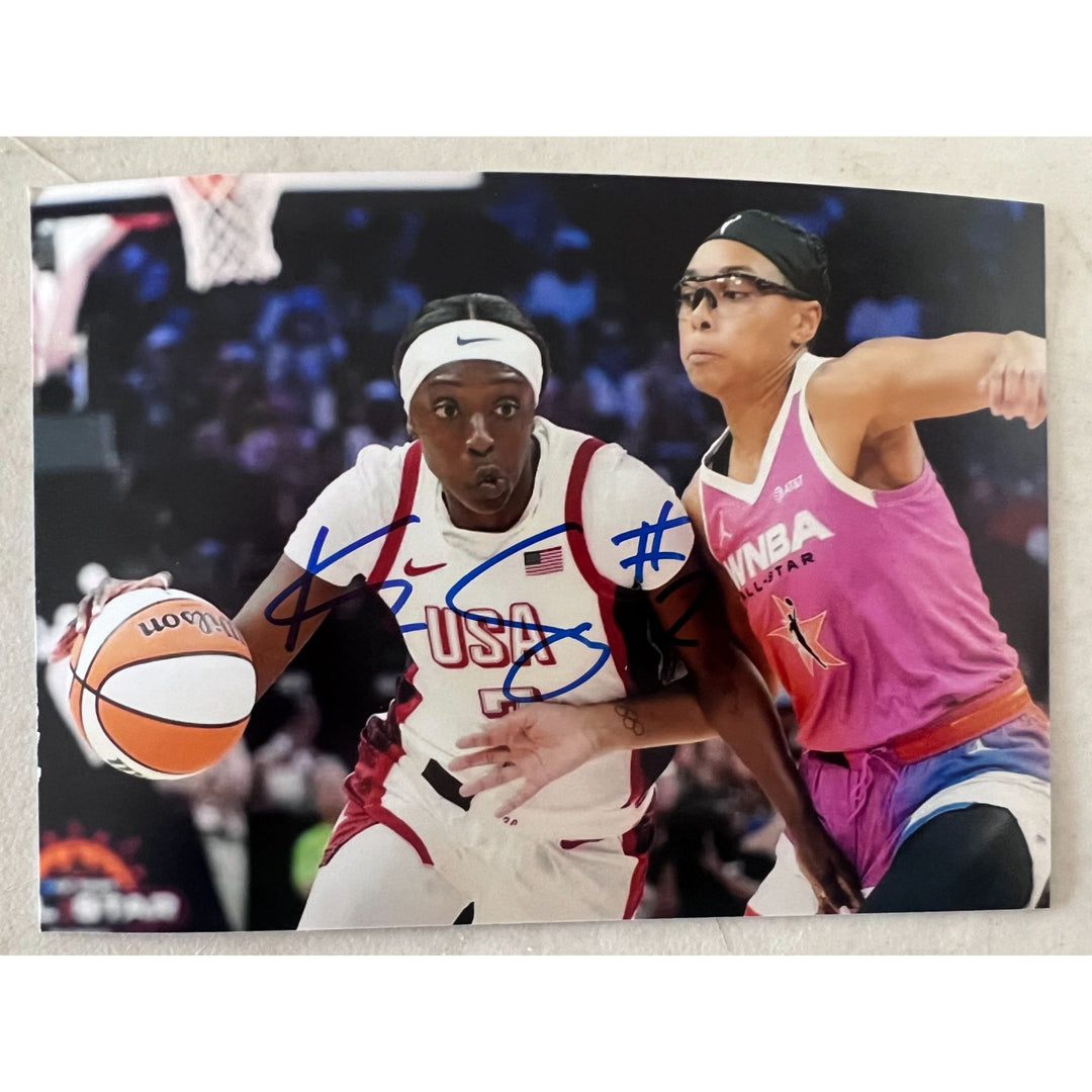 Kahleah Copper USA Women Basketball Team 5x7 signed