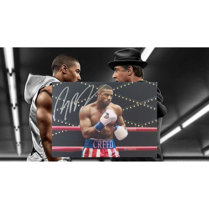 Michael B. Jordan, "Adonis Creed", Rocky, 5x7 photo, signed with proof