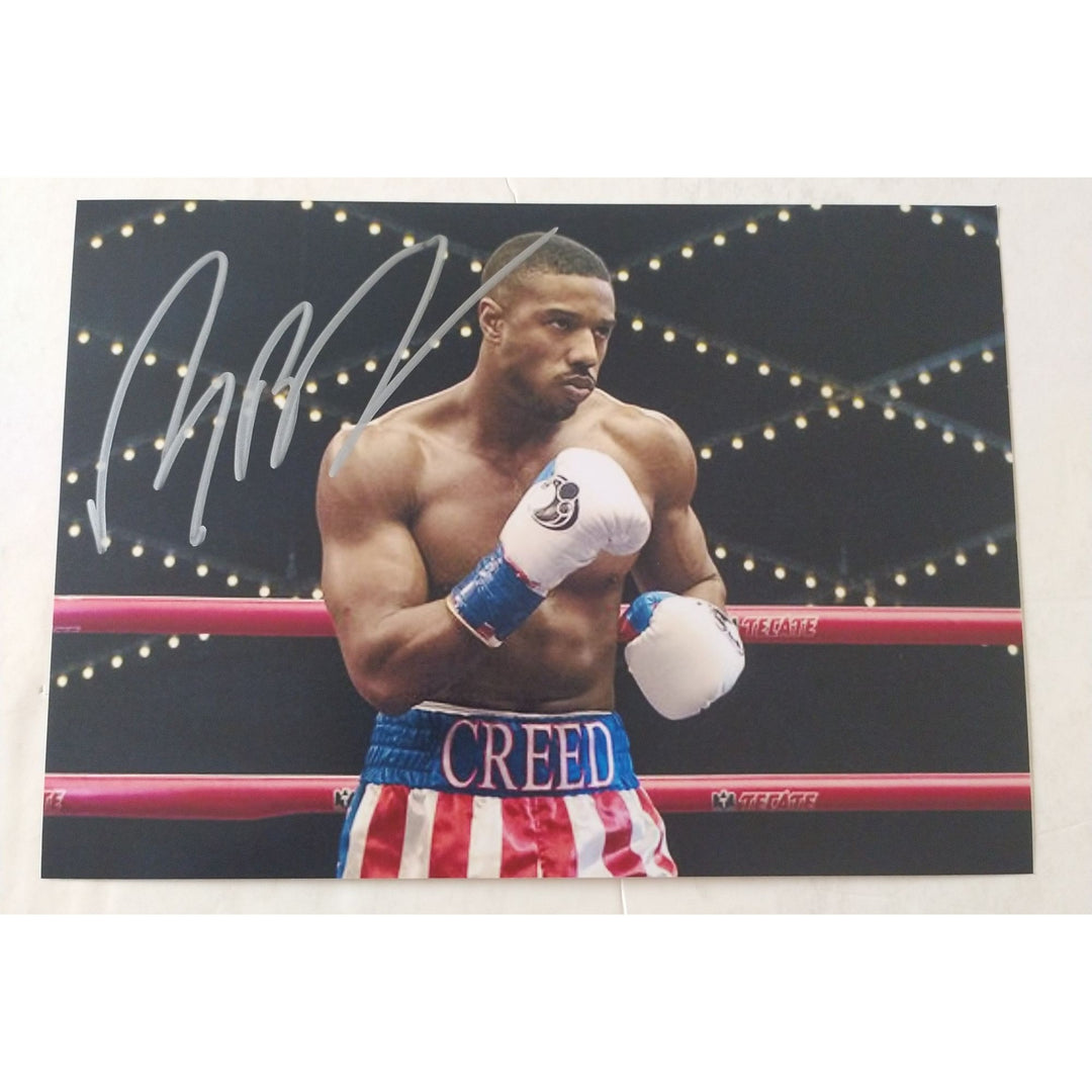 Michael B. Jordan, "Adonis Creed", Rocky, 5x7 photo, signed with proof