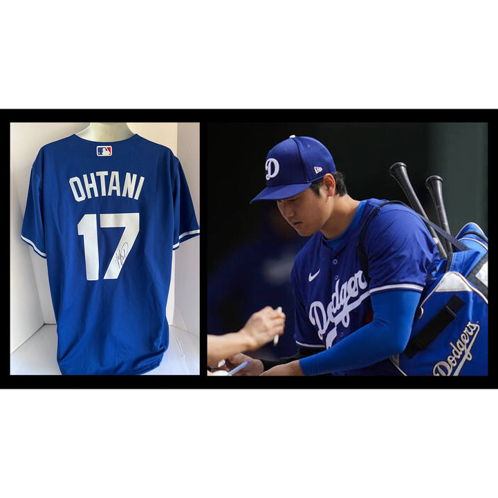 Shohei Ohtani Los Angeles Dodgers Nike size xl game model jersey signed with proof