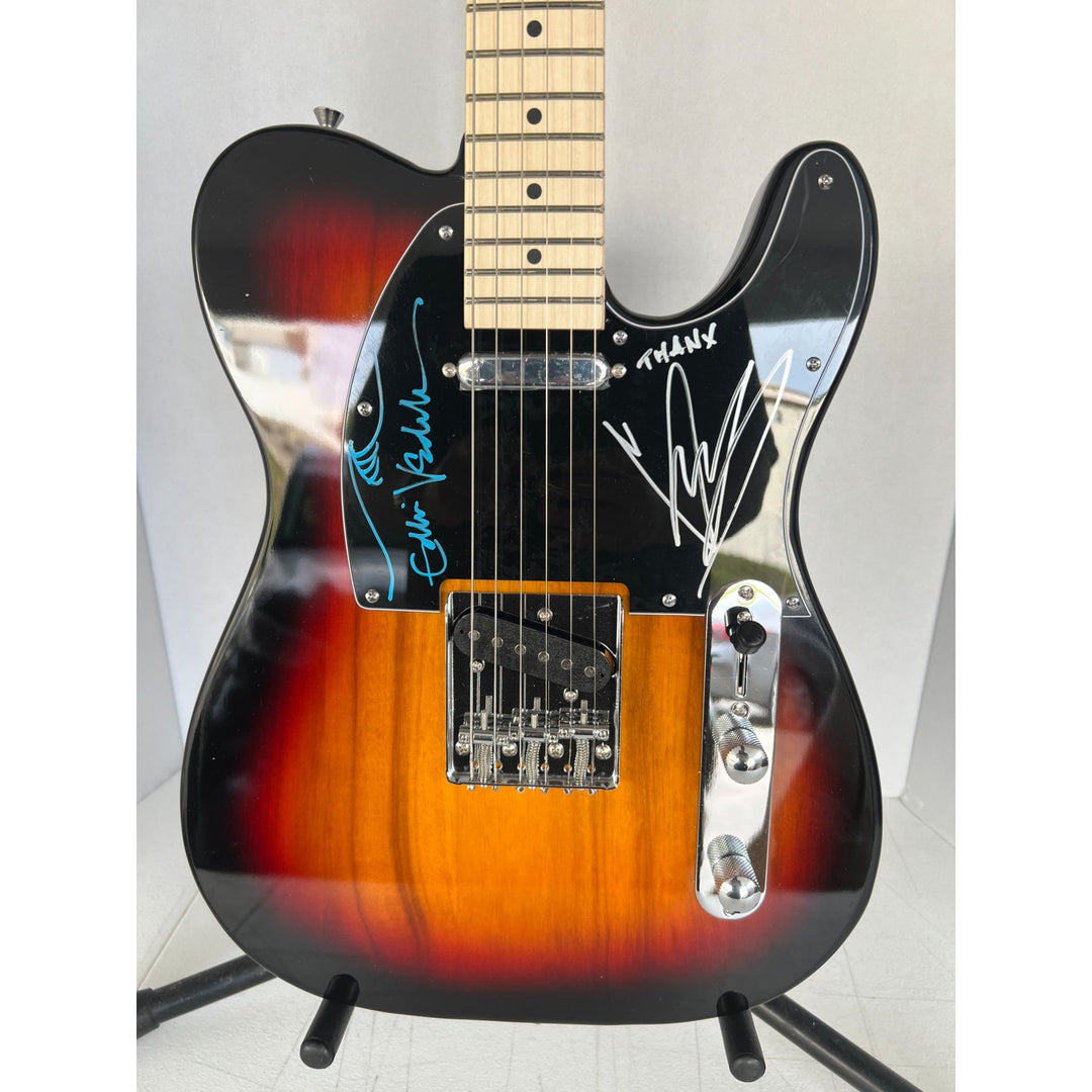 Eddie Vedder Pearl Jam Chris Cornell Sound Garden full size Telecaster electric guitar signed with proof.