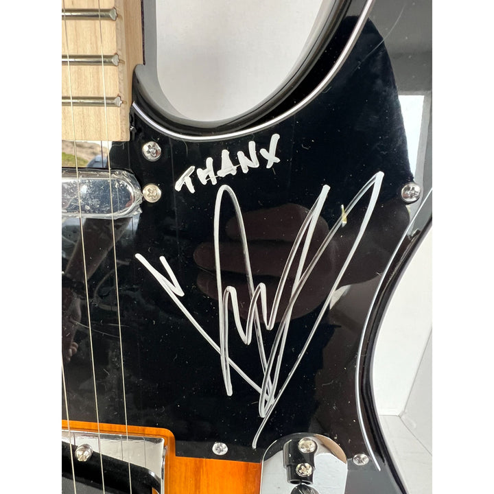 Eddie Vedder Pearl Jam Chris Cornell Sound Garden full size Telecaster electric guitar signed with proof.