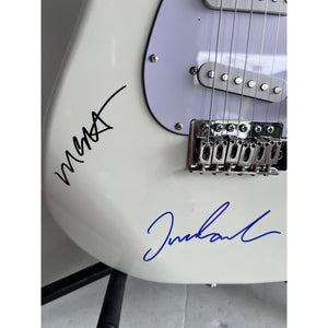 Arctic Monkeys Stratocaster electric guitar signed with proof