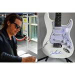 Load image into Gallery viewer, Arctic Monkeys Stratocaster electric guitar signed with proof
