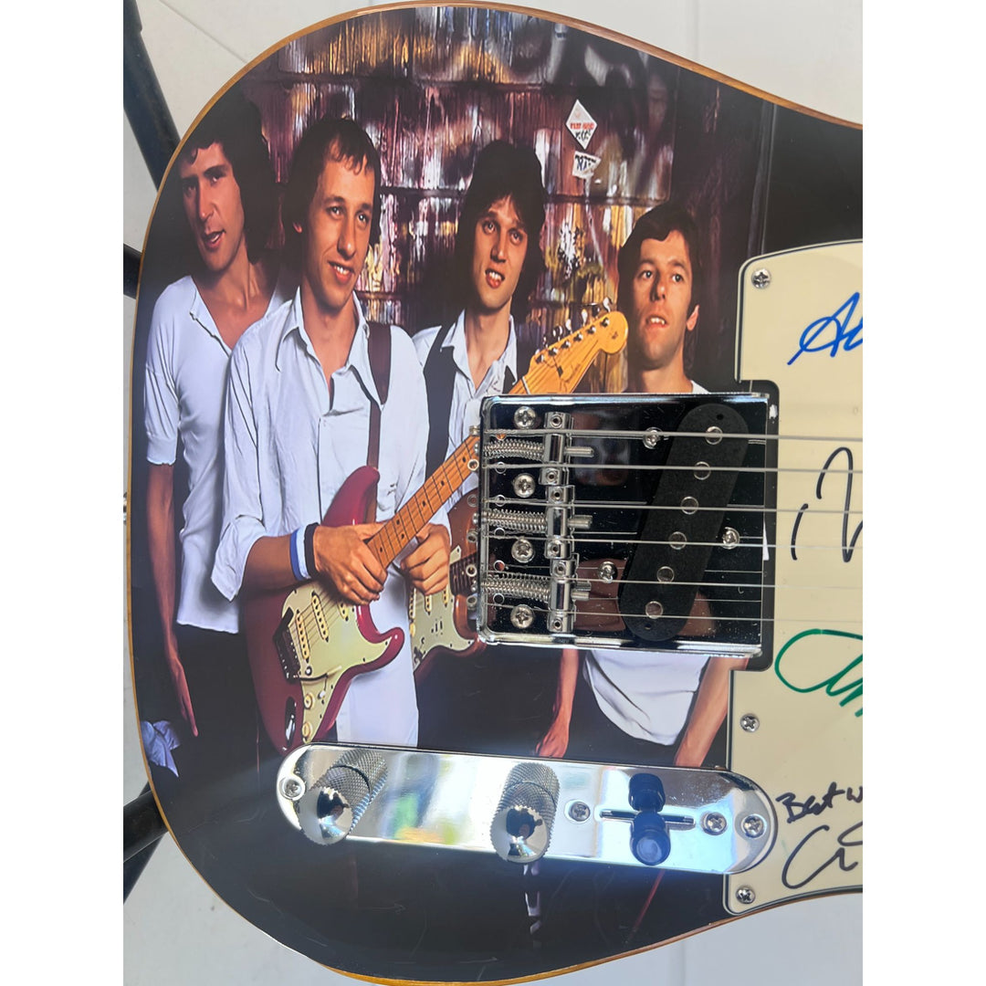 Mark Knopfler Dire Straits Telecaster electric guitar signed with proof.