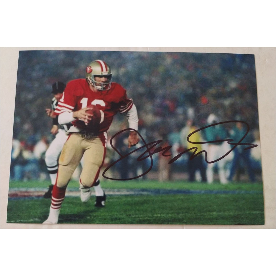   Joe Montana, San Francisco, 49ers, signed, 5x7 photo, with proof