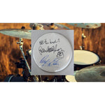 Load image into Gallery viewer, The Beatles Ringo Starr and Paul McCartney drumhead signed with proof
