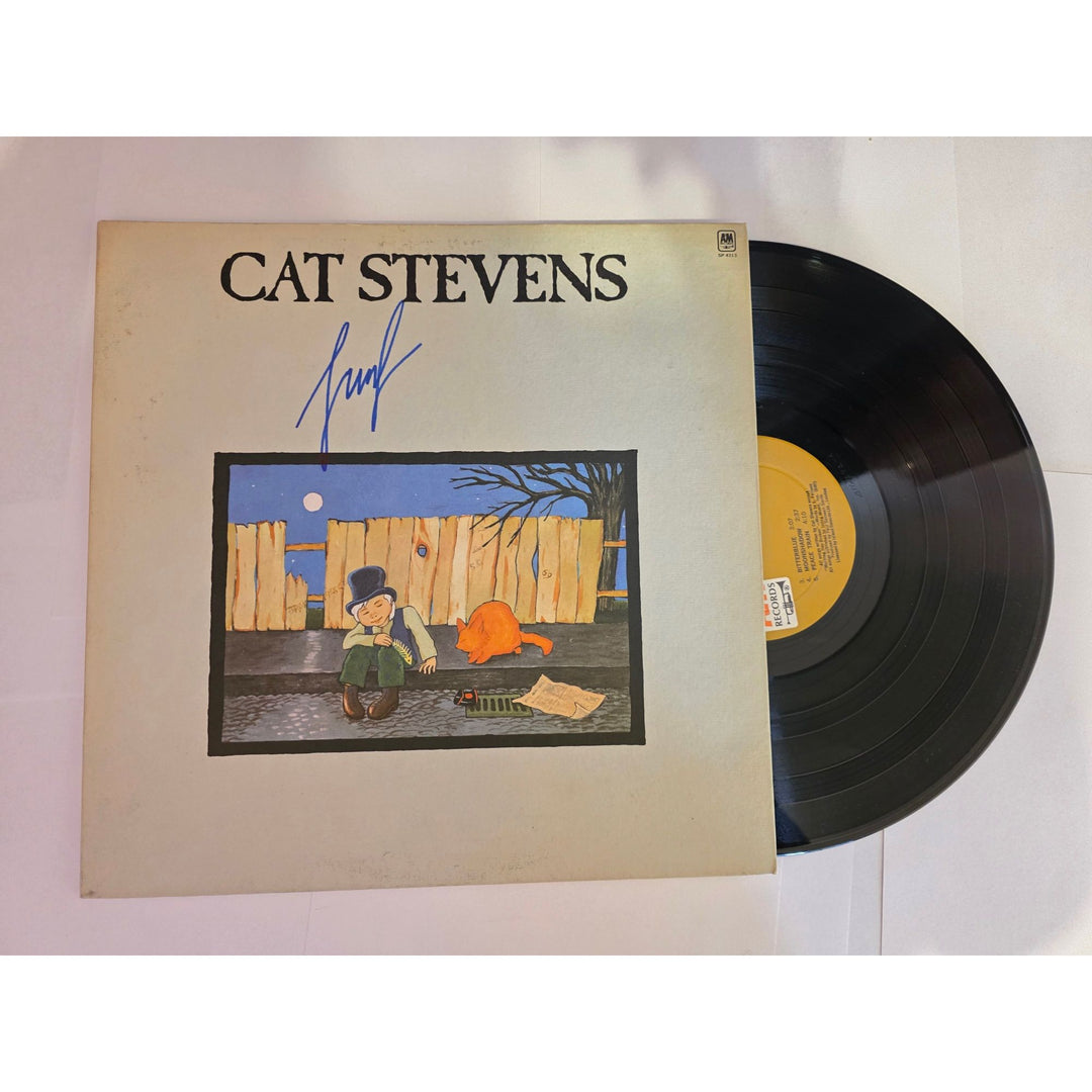 Cat Stevens "Teaser and the Firecat" LP signed with proof.