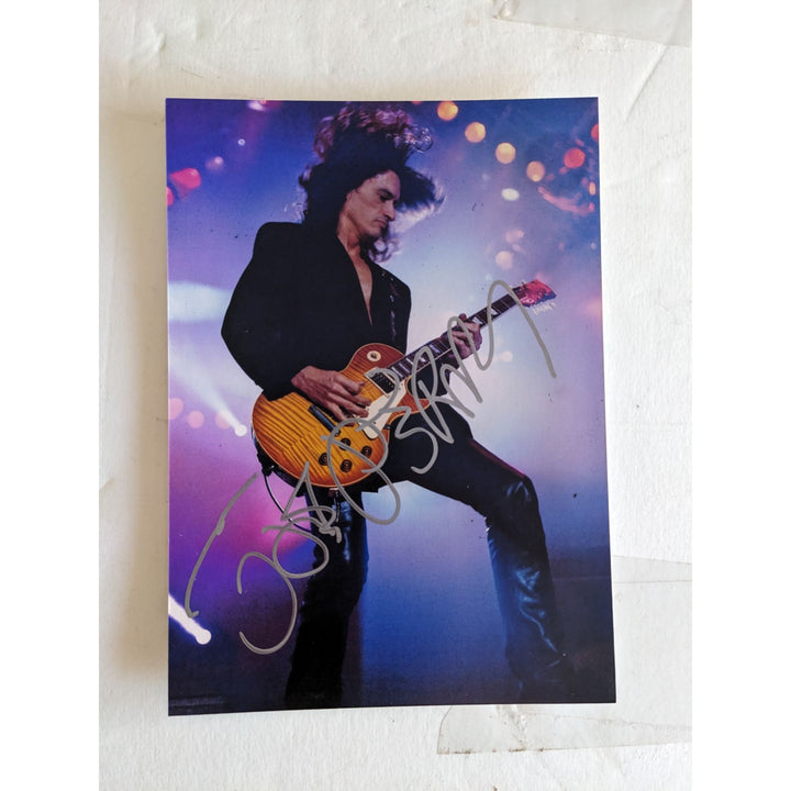 Joe Perry Aerosmith 5x7 photo signed with proof