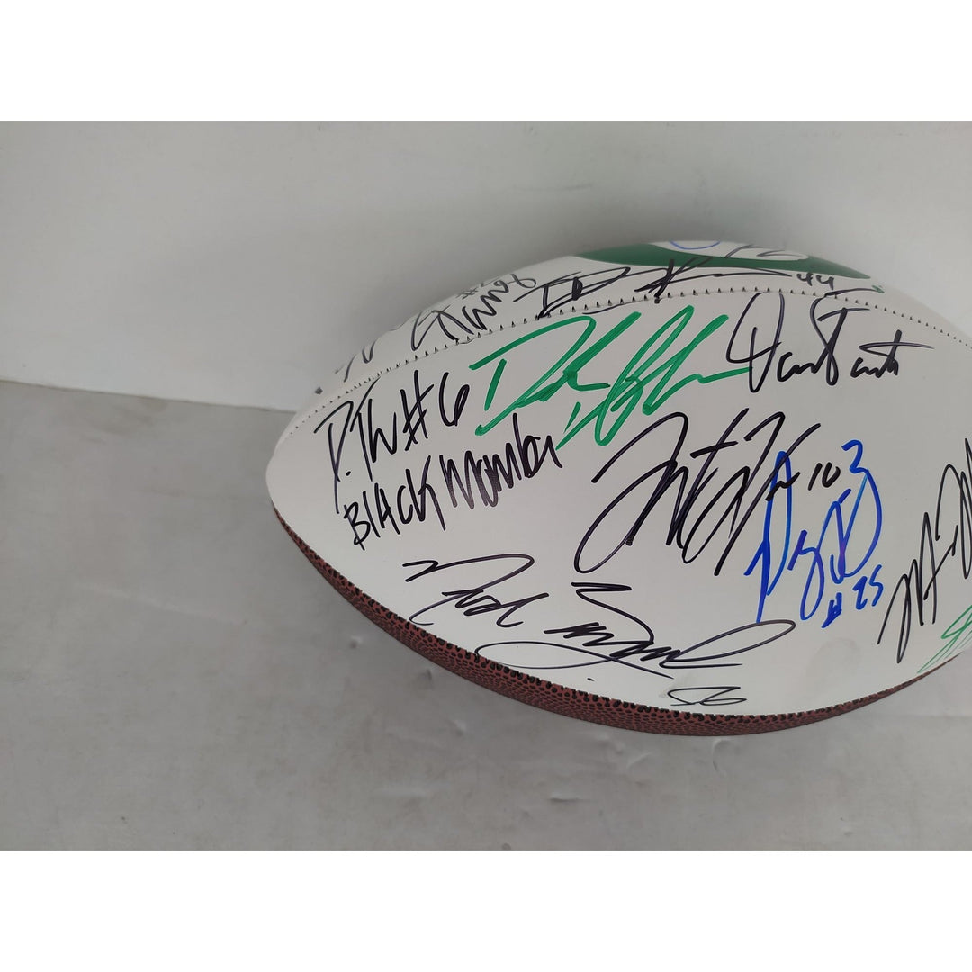 Oregon Ducks Dan Fouts Justin Herbert Bo Nix 20 plus all-time greats football signed with proof Awesome Artifacts