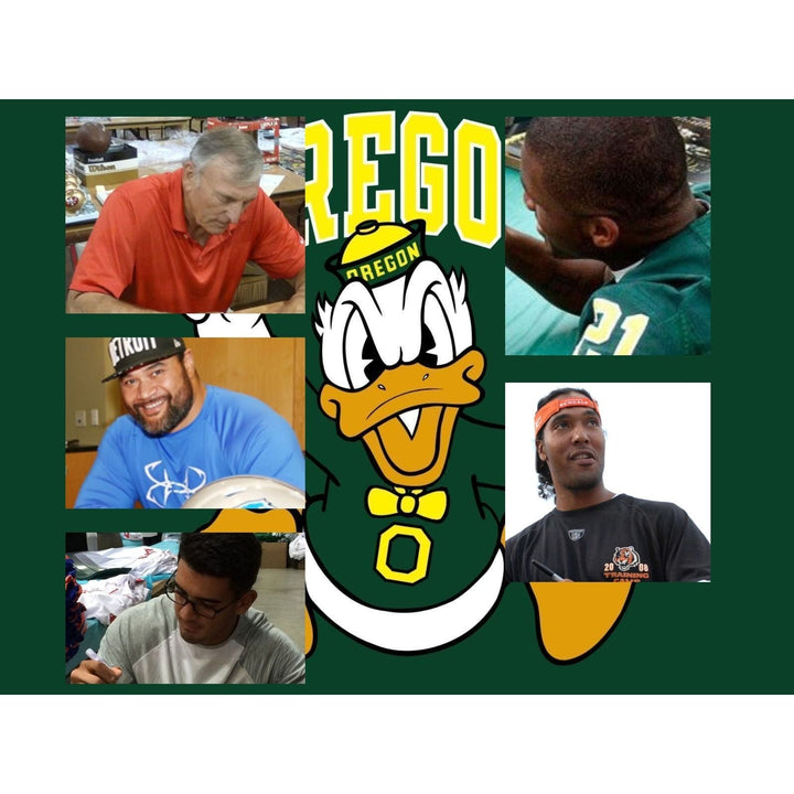 Oregon Ducks Dan Fouts Justin Herbert Bo Nix 20 plus all-time greats football signed with proof Awesome Artifacts