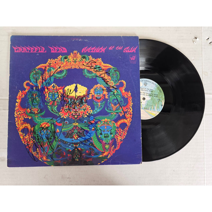 The Grateful Dead ''Anthem of the Sun'' LP signed with proof.
