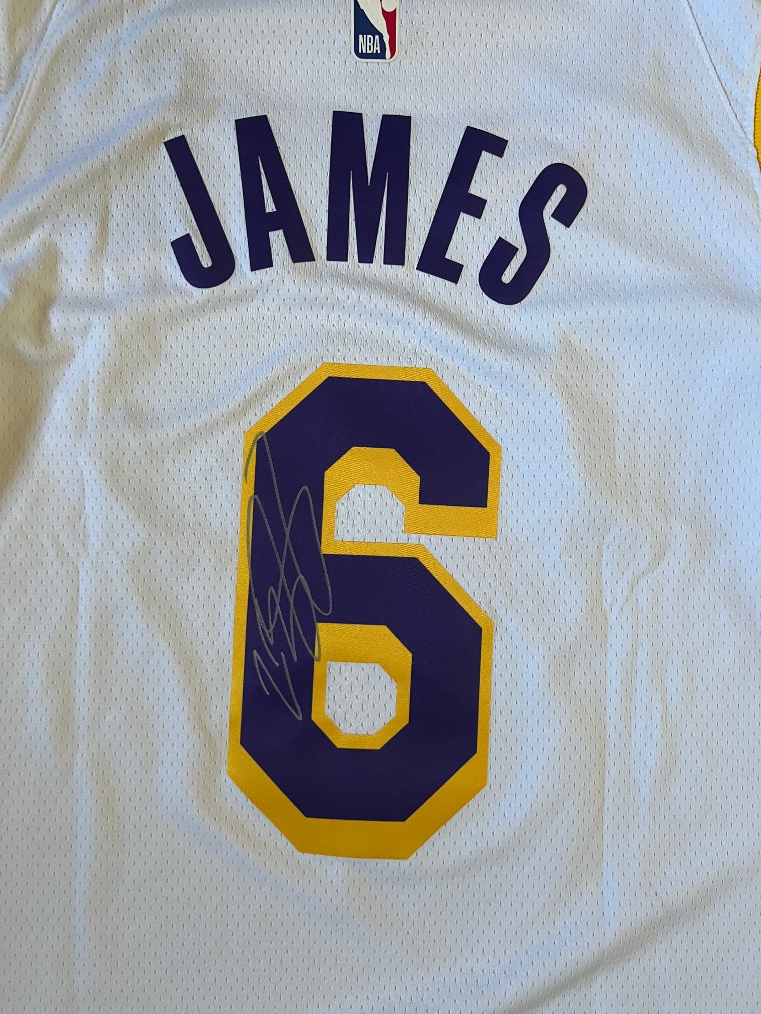 Lebron James Los Angeles Lakers Jersey #6 signed with proof – Awesome  Artifacts