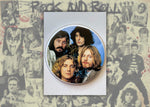 Load image into Gallery viewer, Led Zeppelin Robert Plant, Jimmy Page, John Paul Jones drumhead one-of-a-kind drumhead signed with proof
