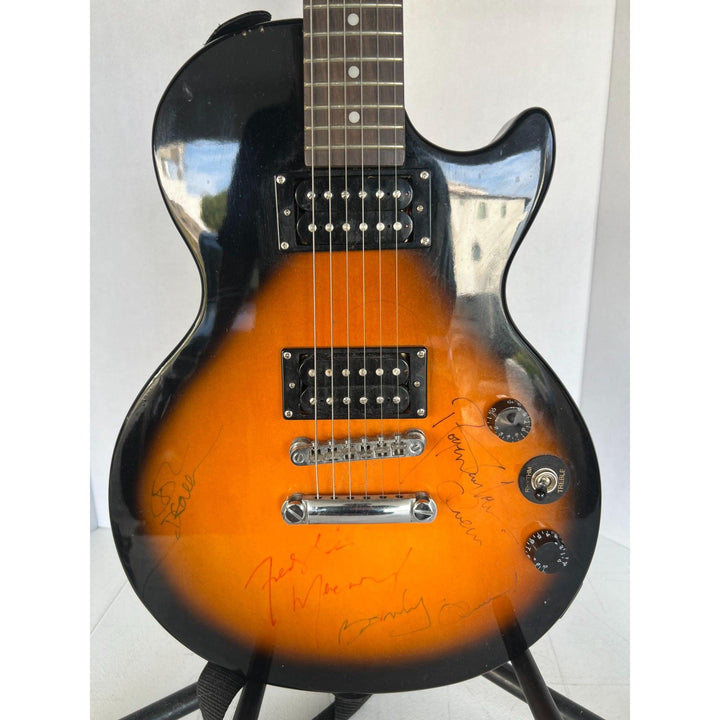 Freddie Mercury, Brian May, Roger Taylor, John Deacon Queen one-of-a kind vintage full size Epiphone Les Paul electric guitar signed