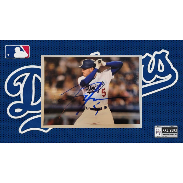 Freddie Freeman Los Angeles Dodgers 5x7 photo signed with proof