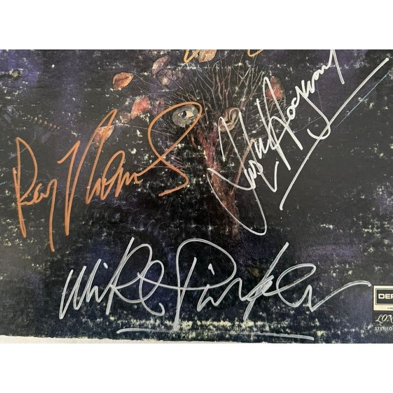 The Moody Blues "On the Threshold of a Dream" LP signed with proof.