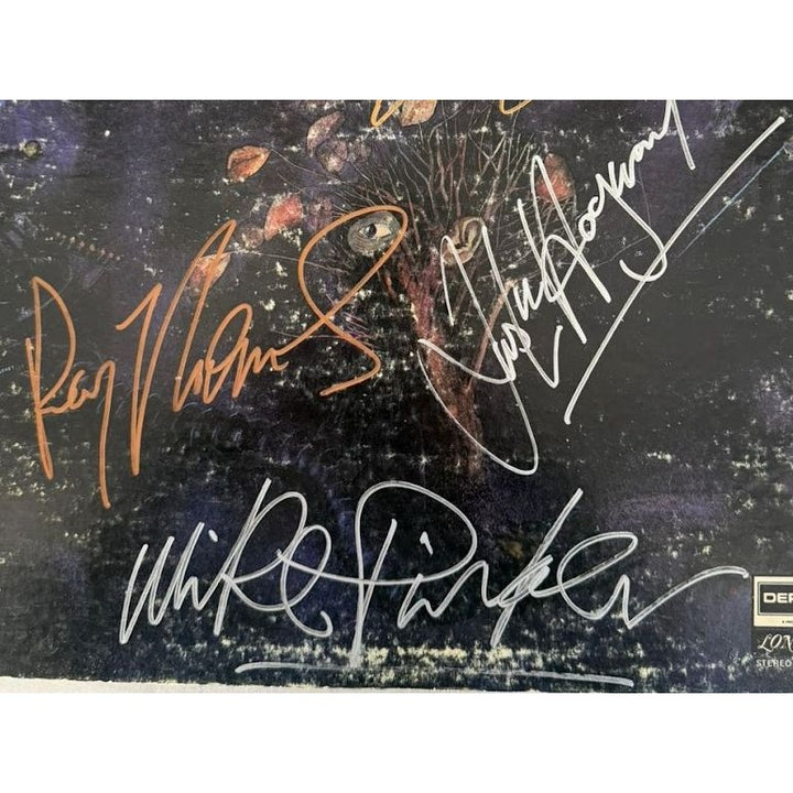 The Moody Blues "On the Threshold of a Dream" LP signed with proof.