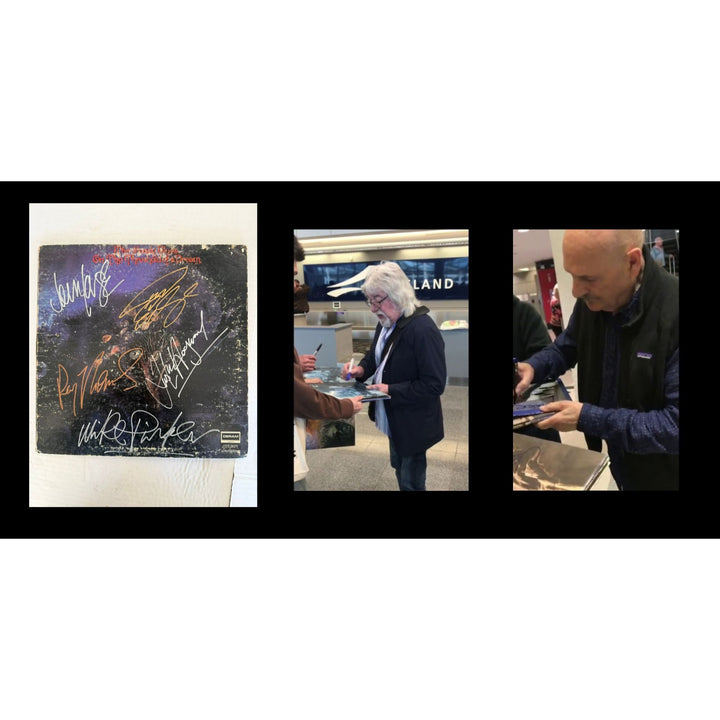 The Moody Blues "On the Threshold of a Dream" LP signed with proof.