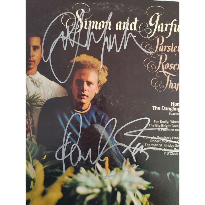 Paul Simon Art Garfunkel "Parsley Sage Rosemary and Thyme" original LP signed with proof